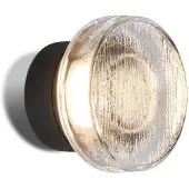 Marset LED-wandlamp buiten Roc, dimbaar, zwart, Aluminium, Design, LED wandlamp buiten