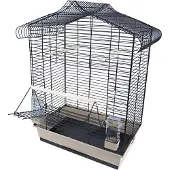Gebr. De Boon Interzoo vogelkooi Vega zwart/beige Interzoo