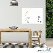 Sam Creative Whiteboard Flexible Magnetisch 90x300 cm