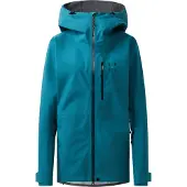Haglöfs - Women's Alper Proof Jacket - Ski-jas L, blauw/turkoois