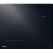 Whirlpool WTX6014DCF, Zwart, Inbouw, 59 cm, Inductiekookplaat met zones, Keramisch, 4 zones