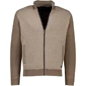 Baileys katoenen vest rits licht gevoerd taupe
