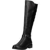 Remonte Boots 'Lange Laarzen' zwart