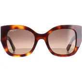Salvatore Ferragamo SF1045S 238 klassieke tortoise bruin gradiënt zonnebril