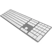 Matias Wireless Zilver Qwerty Keyboard Toetsenbord Zilver