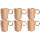 Leonardo ROMA mok 400ml abrikoos - set/6