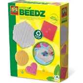 SES Creative green beedz - strijkkralen legborden, 4st.