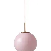 Frandsen Glazen hanglamp Ball, dimbaar, paars / roze / rose, Woon-/ Eetkamer, Glas, Design, hanglamp