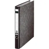 Leitz Soft Click 20 mm Tabblad Karton, papier A4 2 Ringen Zwart