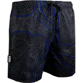 Guggen Mountain Zwembroek voor Heren, Strepen, Casual Boardshorts, Lijnenpatroon