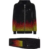Philipp Plein Trainingspak: Hoodie & Broek Flame