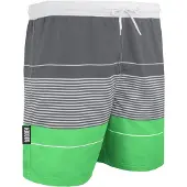 Guggen Mountain Zwemshort voor Heren met Patroonstrepen Groen