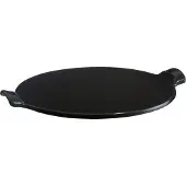 Emile Henry Pizzasteen glad E-box - Ø365mm - Fusain