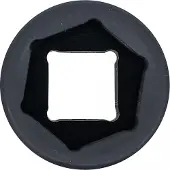 Bgs Kraft-Steckschlüssel-Einsatz Sechskant Antrieb Innenvierkant 20 mm (3/4") SW 32 mm