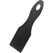 Metaltex 25.60.12, Keuken-spatel, zwart, met ophangoog, set van 6 stuks