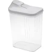 Keeeper Strooibus 1,5L wit/transparant Transparant Kunststof Voorraadbus