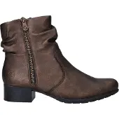Rieker 78656-90 Dames Leren Laarzen Metaalachtig