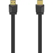 Hama HDMI-kabel - - 4K Plat - 1,5m - Hoge Snelheid met Ethernet - 10 jaar garantie
