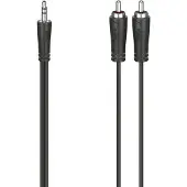 Hama 00205111 Audio kabel 3 m 3.5mm 2 x RCA Zwart