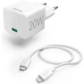 Hama 00125124 oplader voor mobiele apparatuur Smartphone, Tablet Wit AC Snel opladen Binnen