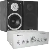 Skytec 140W HiFi set met versterker, speakers en kabels