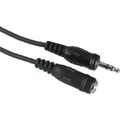 Hama Audiokabel 3,5-mm-jack/koppeling, stereo, 5 m