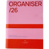 A-Journal - Spiraalagenda 2026 - Roze/Rood - A5