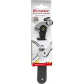 Westmark Blikopener, met flesopener, lengte: 16,2 cm, staal, Columbus, verschillende kleuren: zwart/rood/zilver, 10252270