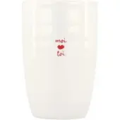 Zusss Mok Mok L Moi Toi Wit / Rood 380 ml