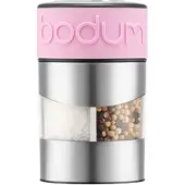 Bodum Peper- en zoutmolen Twin RVS / Pink