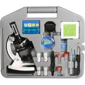 Byomic Beginners Microscoopset 100, 400 en 900x in Koffer