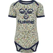 Hummel Rompertje/body marine / bruin / pastelgroen / wit
