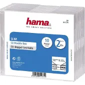 Hama Cd Slim Double Box, 10-P.