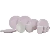 Gimex - Royal Line - Servies - Pastel - Roze - 16-Delig