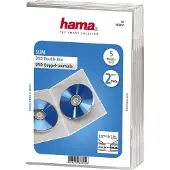 Hama Dvd Slim Do-Hoezen Trans.5P.