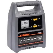 Sthor Acculader 6V & 12V – Voor Loodzuur / WET Accu's – Met Ringkerntransformator & LED-Indicatie
