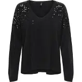 ONLY Trui 'STARRY' zwart