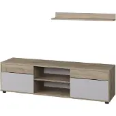 Vicco Berno Woonwand – 2 delen Sonoma/Wit