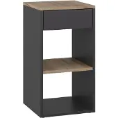 Vicco Dany Nachtkastje – 35 x 65 cm met 1 lade Antraciet