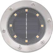 vidaXL Grondlampen 12 st solar met grondpennen warmwit