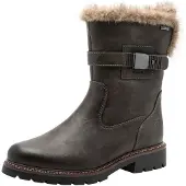 Tamaris Enkellaarsjes chocoladebruin