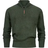 INDICODE JEANS Trui 'INPeace' donkergroen