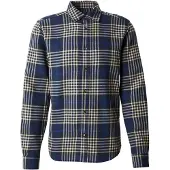 Only & Sons Overhemd 'ONSGUDMUND' beige / blauw / donkerblauw