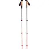 Black Diamond Pursuit Shock Hiking Poles Black/Red || Maat: 125