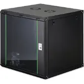 Digitus DN-19 12U-6/6-EC-SW 19inch-wandkast (b x h x d) 600 x 638 x 600 mm 12 HE Zwart, Zwart (mat), Zwart (RAL 9005)