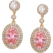 NAEMI Oorbellen goud / rosa / wit