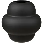House Nordic Ronja vaas Ø21cm zwart.