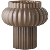 House Nordic Sia vaas Ø27cm bruin.
