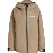 Adidas Outdoorjas 'Xperior Hybrid' lichtbruin / zwart / wit