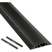D-Line Kabelbrug Rubber Vloergoot 83x14mm 1,8m Zwart
